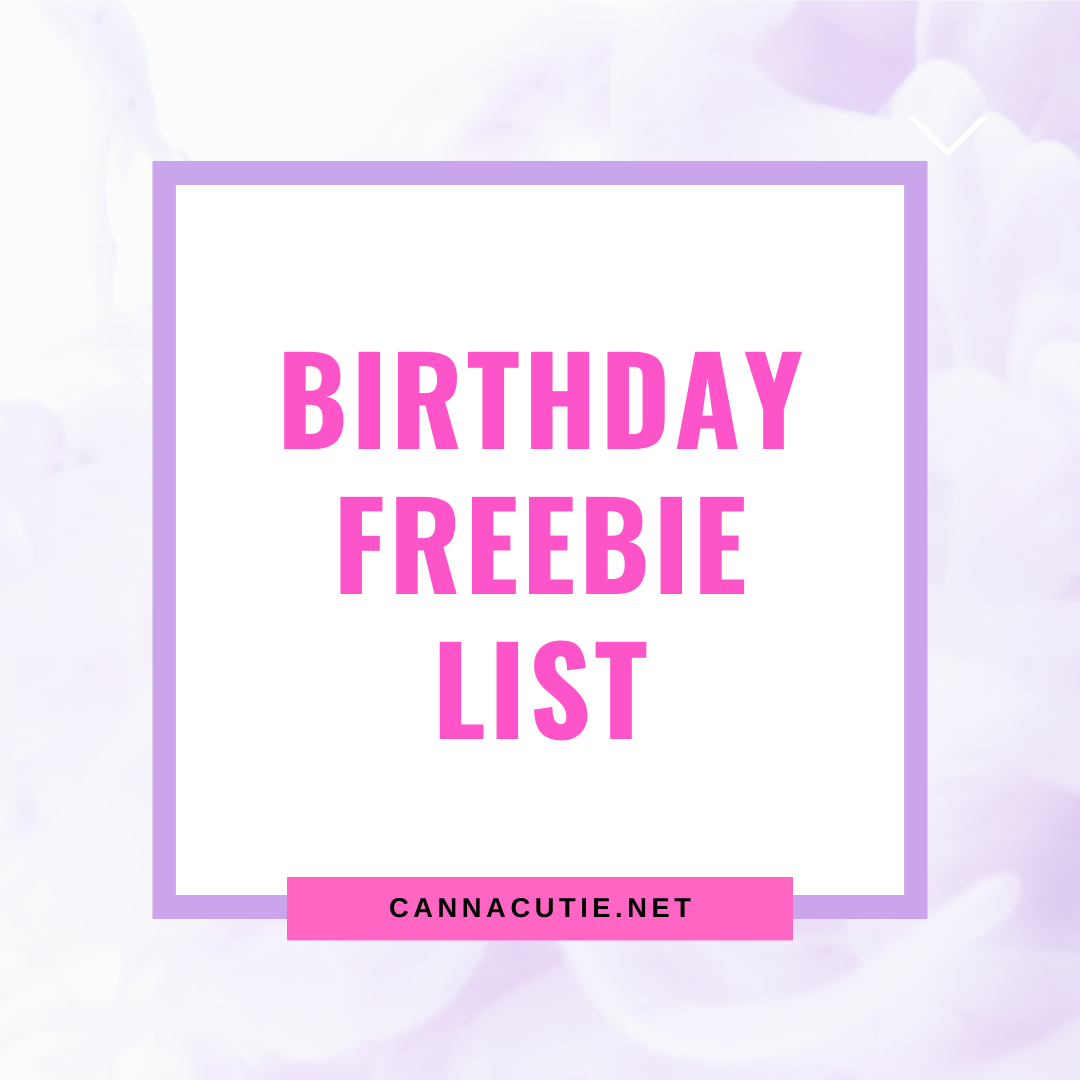 BIRTHDAY FREEBIE LIST- $1 DOWNLOAD