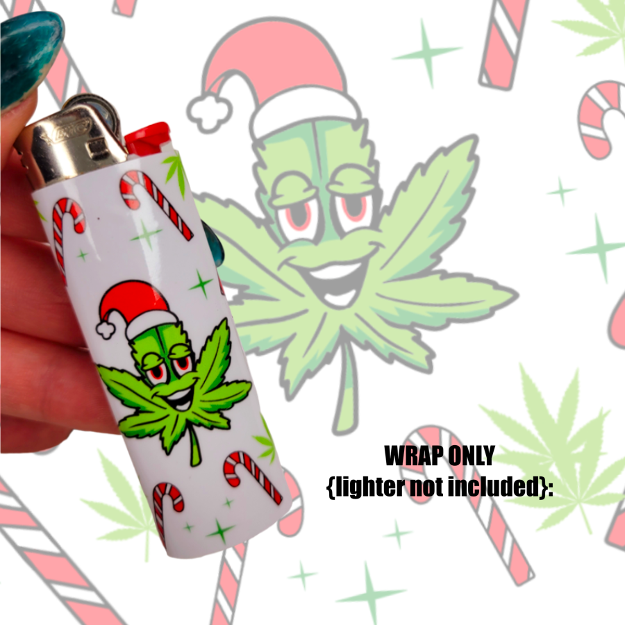 Santa Pot Leaf lighter wrap