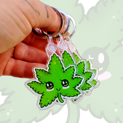 Pot Leaf keychain