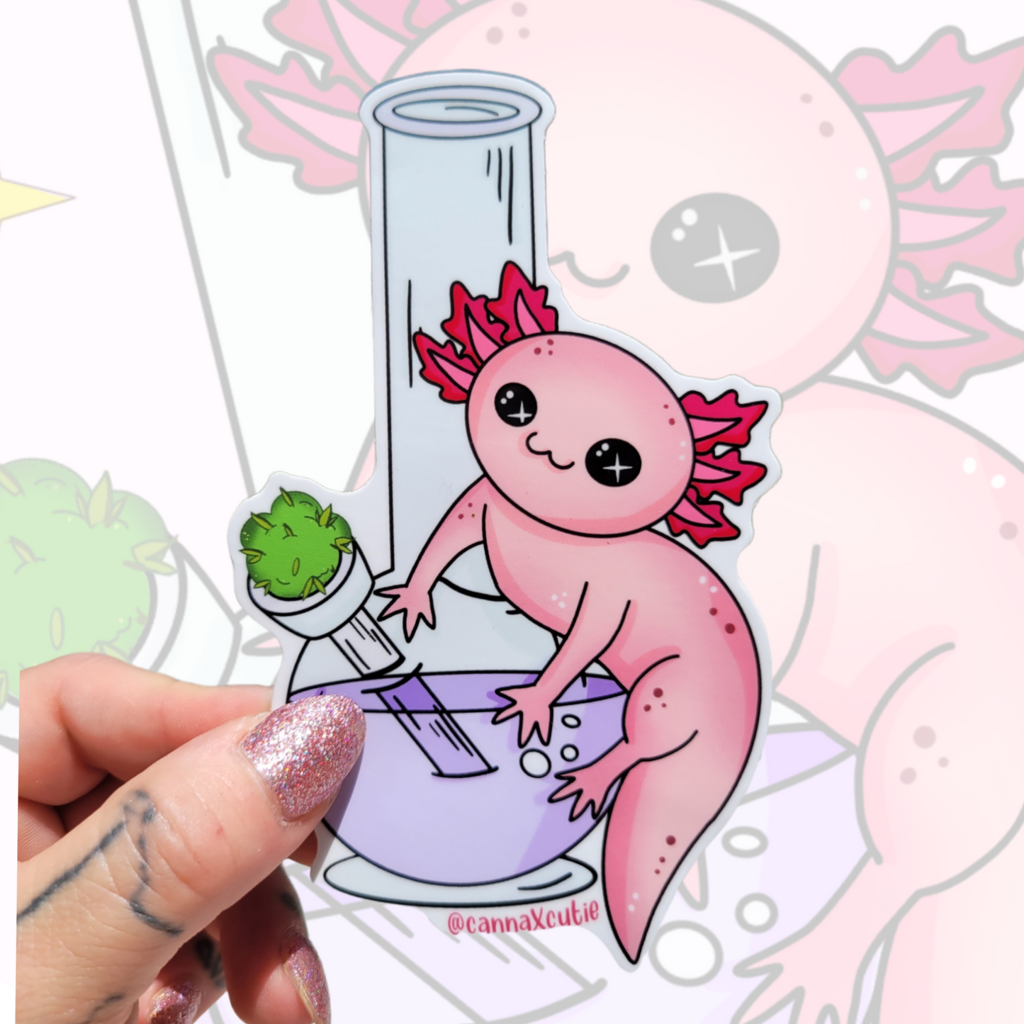 Axolotl sticker