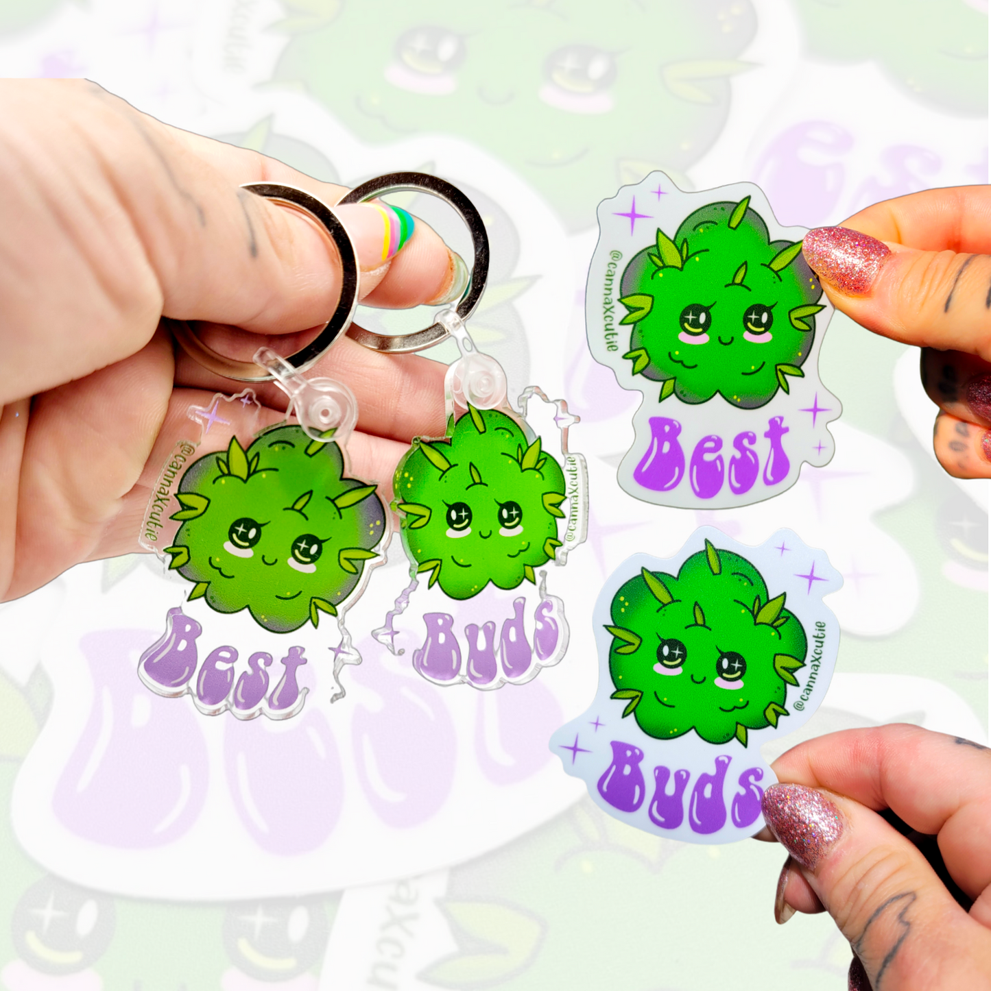 Best Buds keychain